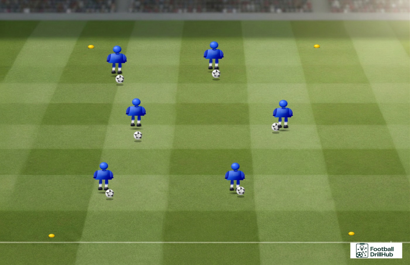 Scissors Turn Dribble Drill — image 1